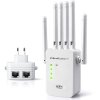 Qoltec WiFi ojačevalnik signala | repetitor | dostopna točka | N300 | 6 anten | 2x RJ45