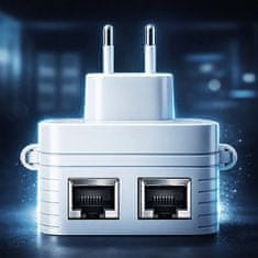 Qoltec WiFi ojačevalnik signala | repetitor | dostopna točka | N300 | 6 anten | 2x RJ45