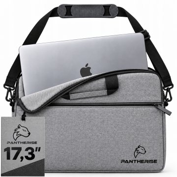 Torba za prenosnik 17 palcev, siva