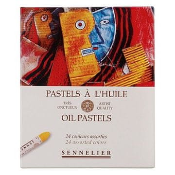 Eli Oljni pasteli , osnovna paleta, komplet 24 barv