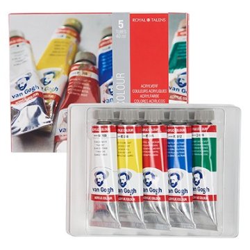 Talens Akrilne barve Van Gogh, komplet 5 x 40 ml