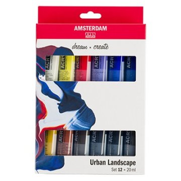 Talens Akrilne barve Amsterdam Urban Landscape 12 x 20 ml