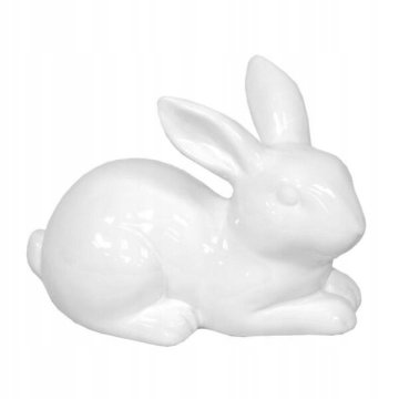 Velikonočna figurica, keramična, zajec, 14,5 cm