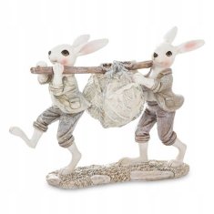Velikonočna figurica 2 x zajec 16 cm Velikonočni zajčki kunci