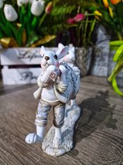 Velikonočna figurica 2 x zajec 16 cm Velikonočni zajčki kunci