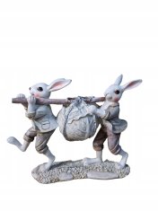Velikonočna figurica 2 x zajec 16 cm Velikonočni zajčki kunci