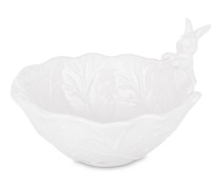 Velikonočna skleda z zajčkom, skleda za solato, okrasna figurica, košara