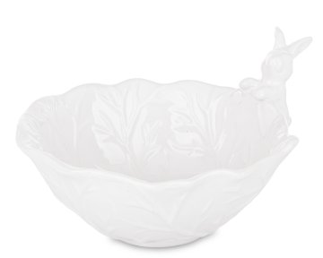 Velikonočna skleda z zajčkom, skleda za solato, okrasna figurica, košara