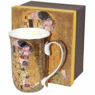 Porcelanasta skodelica kraljice Izabele GUSTAV KLIMT v škatli 400 ml