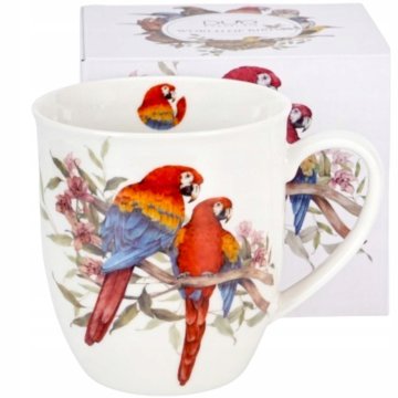 Porcelanasta skodelica v škatli za papige Duo Bird World porcelan 650 ml XXL