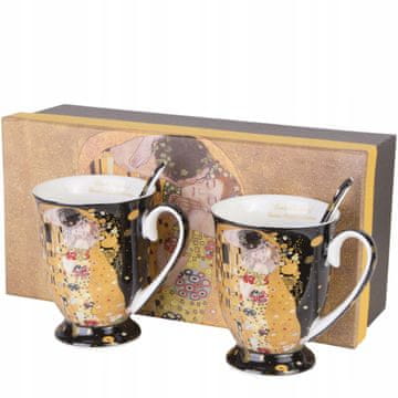 Komplet 2 skodelic 300 ml iz porcelana Gustav KLimt