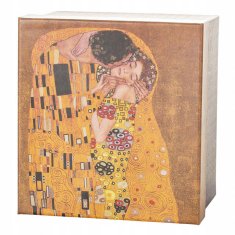 Vrček z infuzerjem v škatli Poljub Gustav Klimt porcelanast infuzer