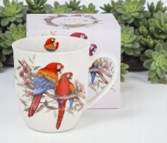 Porcelanasta skodelica v škatli za papige Duo Bird World porcelan 650 ml XXL