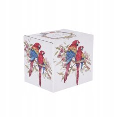 Porcelanasta skodelica v škatli za papige Duo Bird World porcelan 650 ml XXL