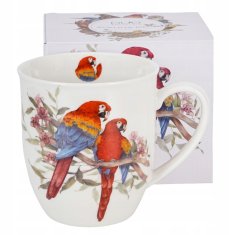 Porcelanasta skodelica v škatli za papige Duo Bird World porcelan 650 ml XXL