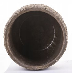 Rjavo cementno ohišje 17 x 17 cm zlati beton