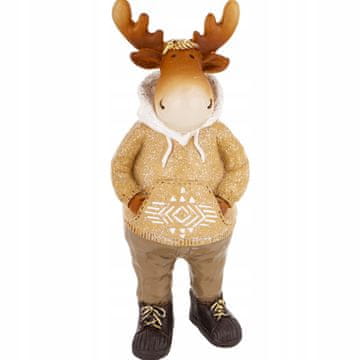 Figurica jelena, božična dekoracija, 20 cm, darilo za dan svetega Miklavža, los
