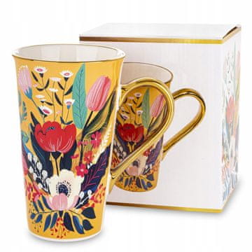 Porcelanasta velika dekorativna XXL skodelica v darilni škatli 700 ml