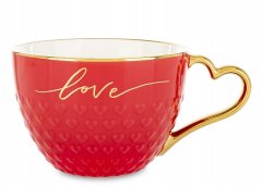 Porcelanasta skodelica v okrasni darilni škatli love 500 ml cup