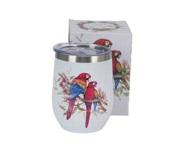 Termo vrček Pl Scarlet Macaw Parrots iz nerjavečega jekla, večbarvni