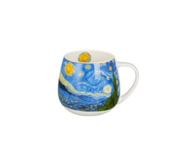 Vrček iz porcelana z motivom zvezdne noči Van Gogh, večbarvni