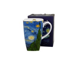 Vrček Pl Starry Night Square, porcelan, večbarven