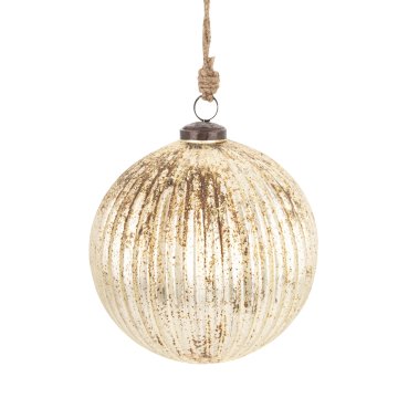 Steklena kroglica Delhi, zlata, 16x14,5x14,5 cm, vzorec 1