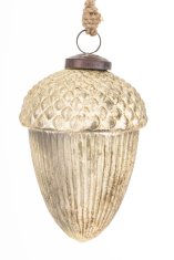 Steklena kroglica Delhi, zlata, 15x9x9 cm