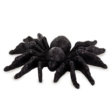 Dekoracija pajek iz kolekcije Halloween, črna plastika, 3,5 x 15 x 12 cm