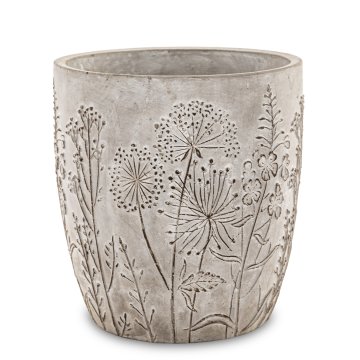 Prevleka Cyrus Stone Floral Grey 18x16,5x16,5 cm