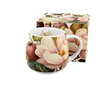 Vrček iz porcelana z motivom magnolije, 9x8x8 cm
