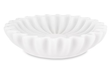 Dekorativni pladenj Marmorna kolekcija bela 6x25x25cm
