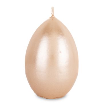 Velika sveča Pl Opal Rose Gold Egg, roza 12x7x7