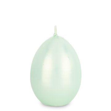 Majhna jajčna sveča Opal Mint 9x6x6