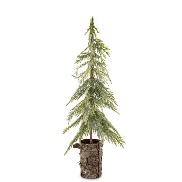 Umetno božično drevo zeleno, naravna plastika, breza 68x25x20 cm