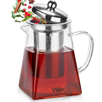 Vilde 730 ml STEKLENI VRČ Z INFUZORJEM ZA ZELIŠČNI ČAJ 259412