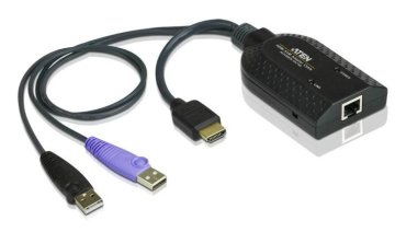 Aten HDMI USB KVM adapter z bralnikom pametnih kartic (CPU modul), KA7168-AX