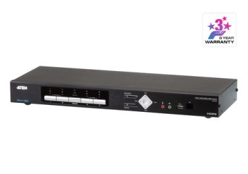 Aten CM1284 KVM stikalo - možnosti montaže v rack, črne barve