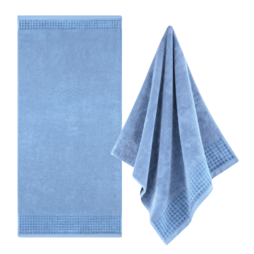 Zwoltex PAULO3 AB Bombažna brisača za roke in obraz modra 500g 50x100cm