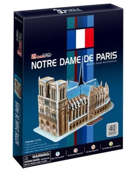 CubicFun KUBIČNA ZABAVA 20717 3D katedrala Notre Dame