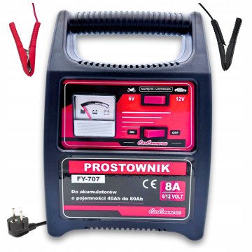 Carcommerce Avtomatski polnilnik za avtomobilske akumulatorje 6V-12V 8A