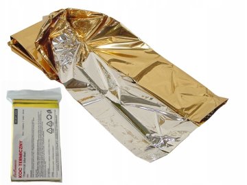 Carcommerce NRC termo odeja za avto in komplet prve pomoči 160x210 cm