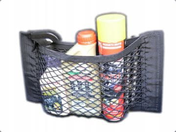 Carcommerce Mreža za organizator za prtljažnik avtomobila 50x35 cm