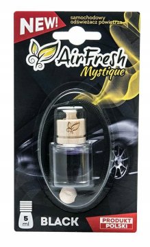 Carcommerce Osvežilec zraka za avto Mystique Black - lesena steklenička 5 ml