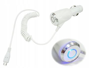 Carcommerce Avtomobilski polnilnik Micro USB 12/24V 2.1A