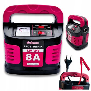 Carcommerce Polnilnik za avtomobilske akumulatorje 8A 12V 24V