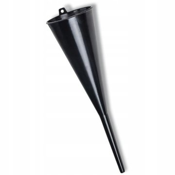 Carcommerce Dolg raven avtomobilski lijak za gorivo, vodo, kanister, 46 cm