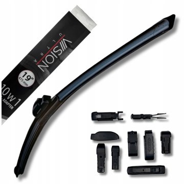 Carcommerce Ploska metlica brisalcev avtomobila 475 mm 19" enojna