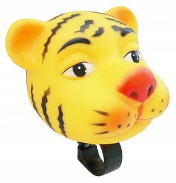 Carcommerce Otroški zvonec za kolo, piskač, tiger, univerzalni, ročaj