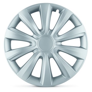 Carcommerce Univerzalni srebrni pokrovi koles Delta 15